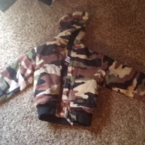 Boys camo sweater